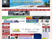 Tablet Screenshot of batalaalenews.net